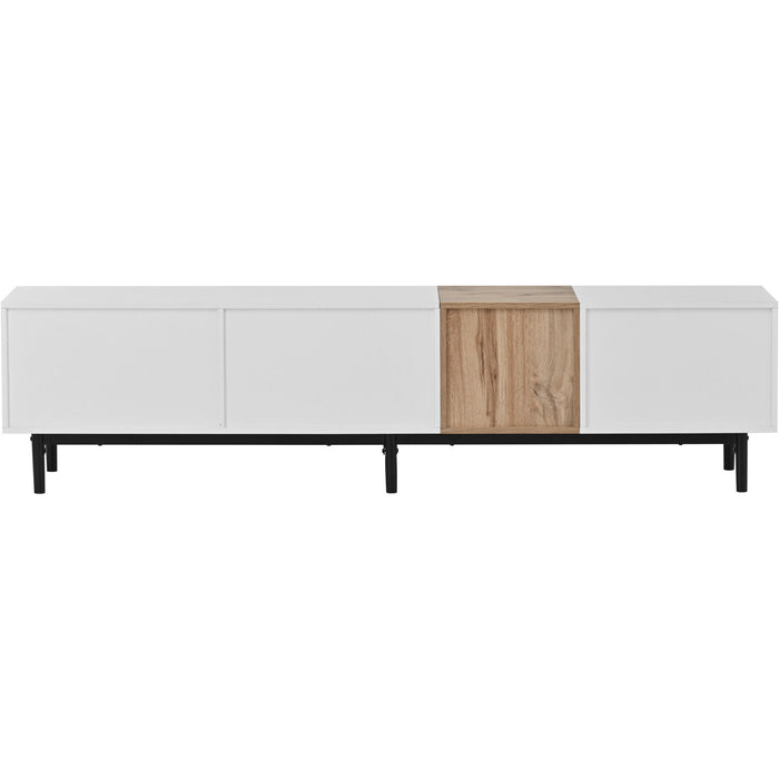 TV Stand With 3 Doors, Media Console Table