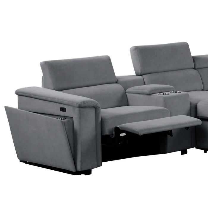 Harvey - Power Recliner Sleeper Sectional