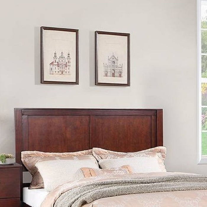 Bed With 2 Panel Headboard