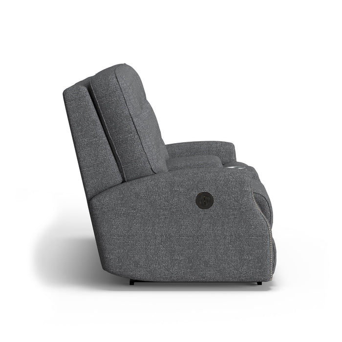 Devon - Reclining Loveseat, Nailhead Trim