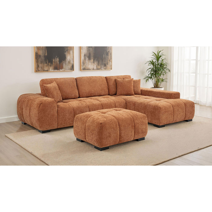 Plather - Sectional Chaise Sofa