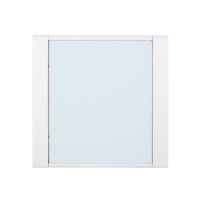 Cape Coral - Contemporary Side Table With Frosted Glass Top