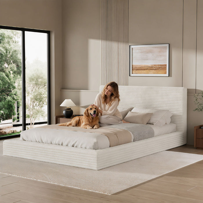 Airframe - Upholstered Bed Frame, Cloud Soft Headboard