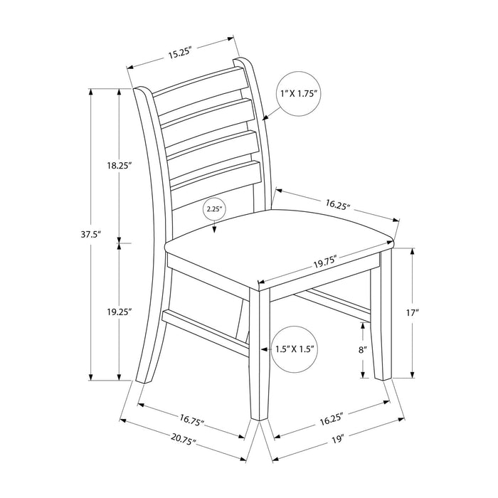 Dining Chair (Set of 2) - Antique Cherry