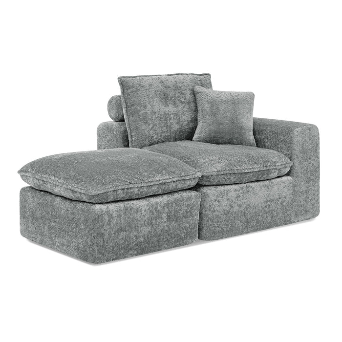 Sectional Sofa With Moveable Ottoman