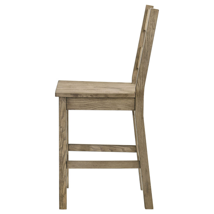 Cressley - Counter Chair (Set of 2) - Light Oak