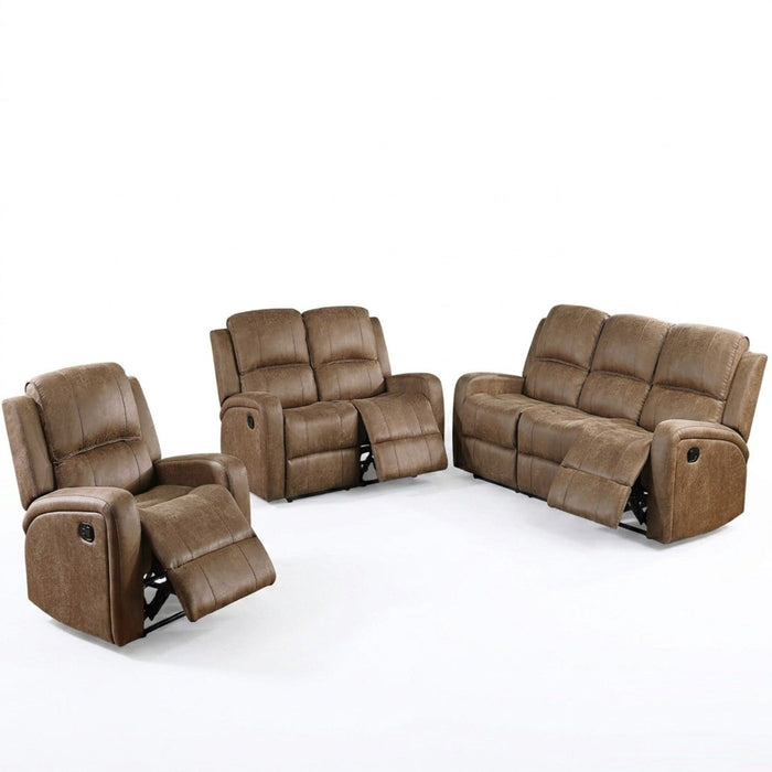 Modern Living Room Set With Square Armrest, Cushion Backrest