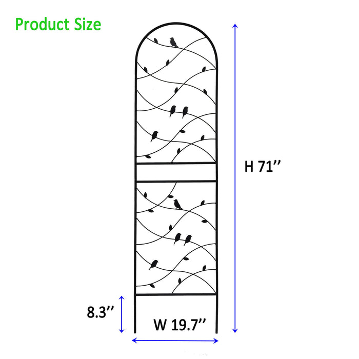 Garden Rustproof Trellis For Climbing Plants