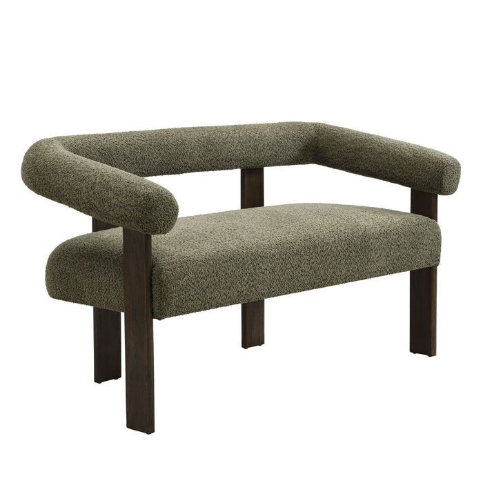 Modern Round Armrest Loveseat