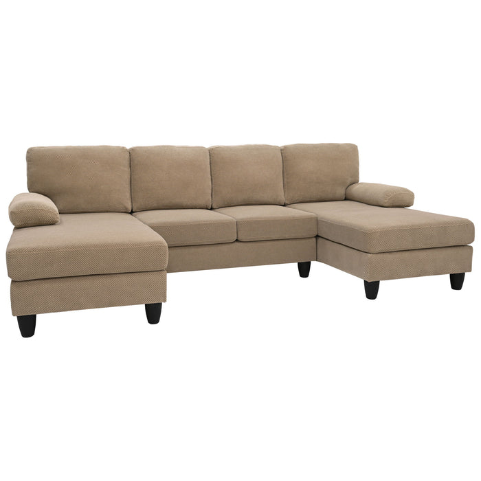U-Shaped Sofa With Dual Chaise