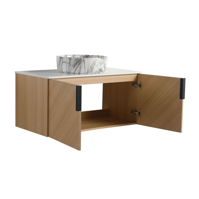 Wall Mounted Design Bathroom Vanity & Art Sink
