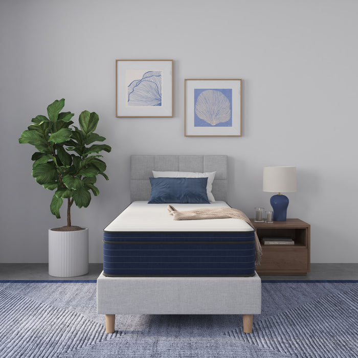 10" Medium Firm Euro Top Hybrid Cooling Gel Infused Pocket Spring And Memory Foam Mattress