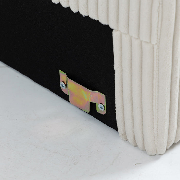 Modular Sofa Coffee Table With Storage Function, Cupholders, USB Ports