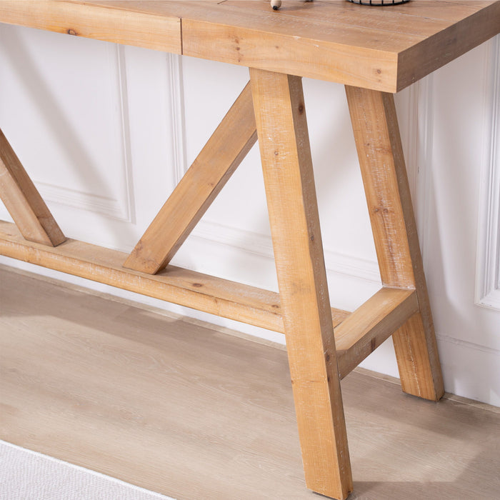 A-Frame Console Table - Natural