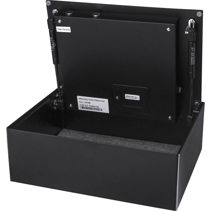 0 23 Cu Ft Top Opening Biometric Security Safe - Black