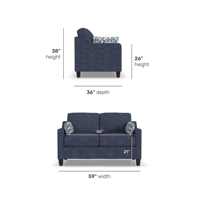 Drew - Fabric Loveseat