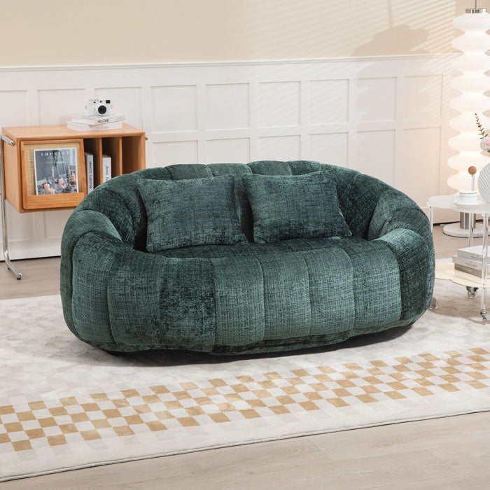 Bean Bag Lazy Sofa, Durable Comfort Lounger High Back Bean Bag Chair Couch
