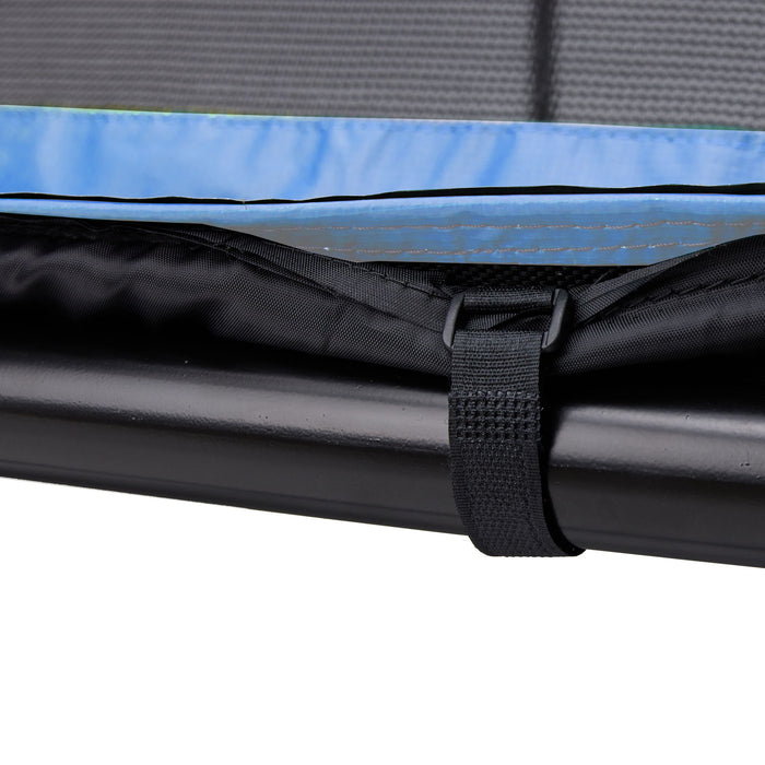 10 Ft Trampoline Inner Safety Net Elastic Ropes Version - Blue