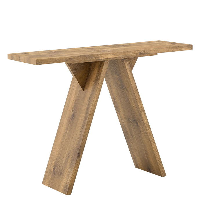 Console Table With V - Shaped Base