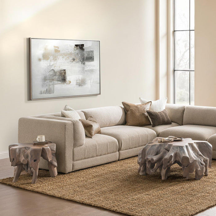 Adalynne - Upholstered Armless Chair - Buttermilk