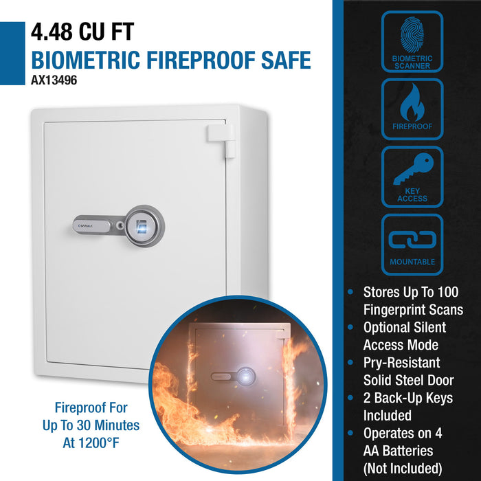 Biometric Fireproof Protection Safe