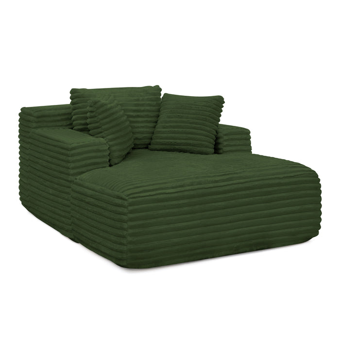 Chaise Lounge Sofa Bed With Deep Seat For Living Room