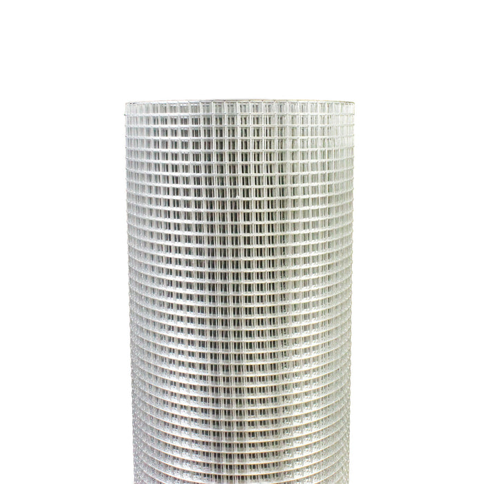 Galvanized Hardware Cloth, Gauge Metal Wire Fencing Roll For Garden And Animal Use - Silver