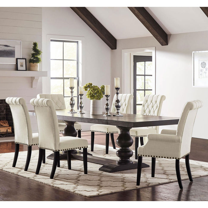 Vallerie - Dining Set With Trestle Table