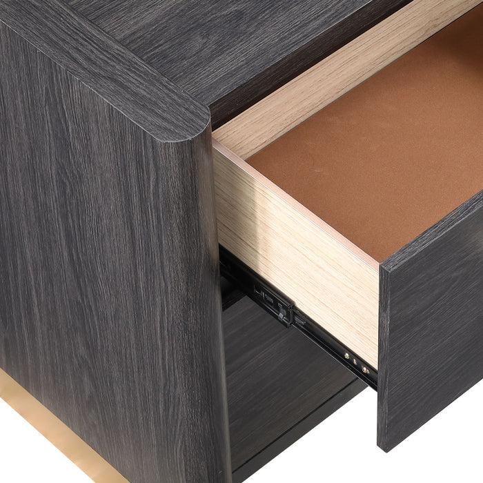 Clifton - 2 Drawer Nightstand - Espresso