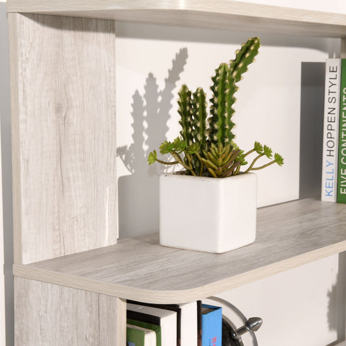 L-Shaped Corner Bookshelf
