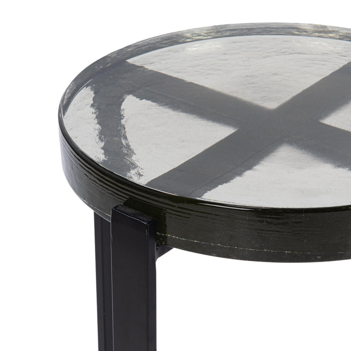 Gallie - Round Accent Table - Black