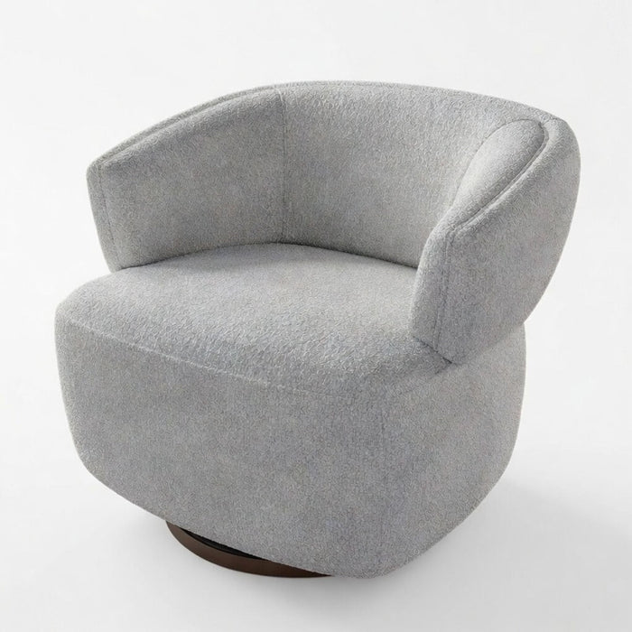 Swivel Barrel Accent Oversized Club Chair