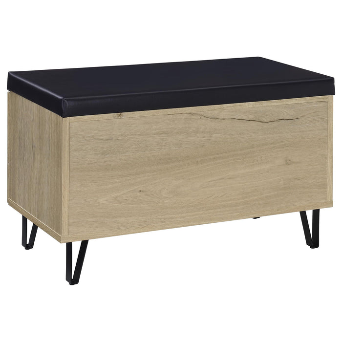 Clackamas - 2 Door Storage Bench With Padded Seat