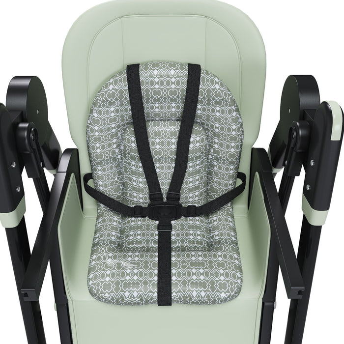 Convertible Baby High Chair To Rocker With 5 Point Harness