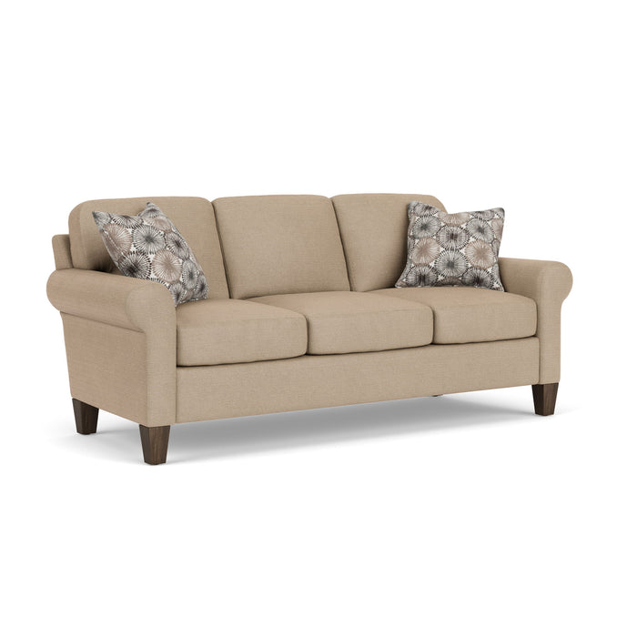 Moxy - Fabric Sofa, Curved Sock Arms