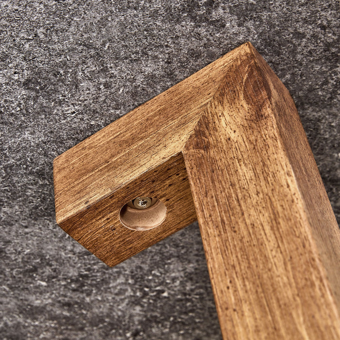 Modern Retro Texture Round Coffee Table With Crossed Legs - Gray