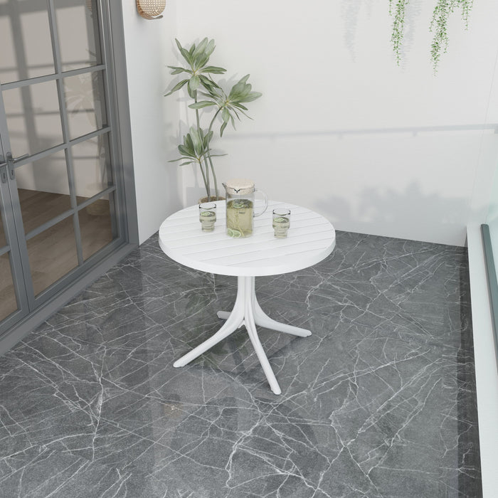 Round Table - White