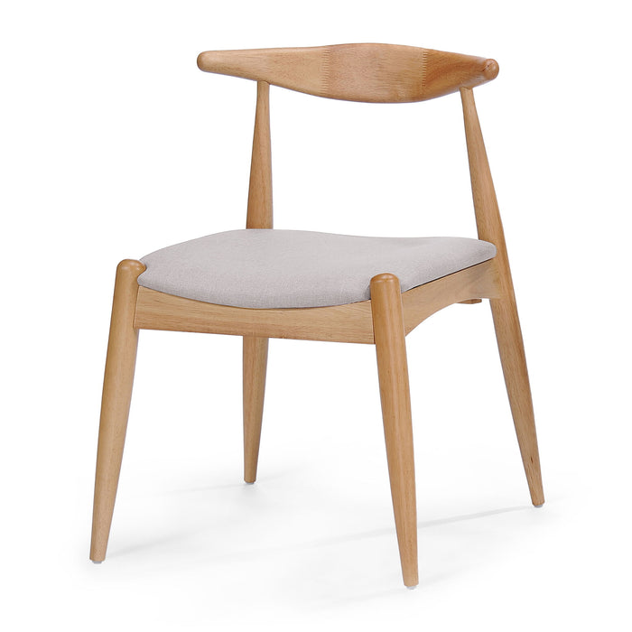 Elegant Dining Chairs With Ergonomic Backrest & Comfort Cushions (Set of 2)