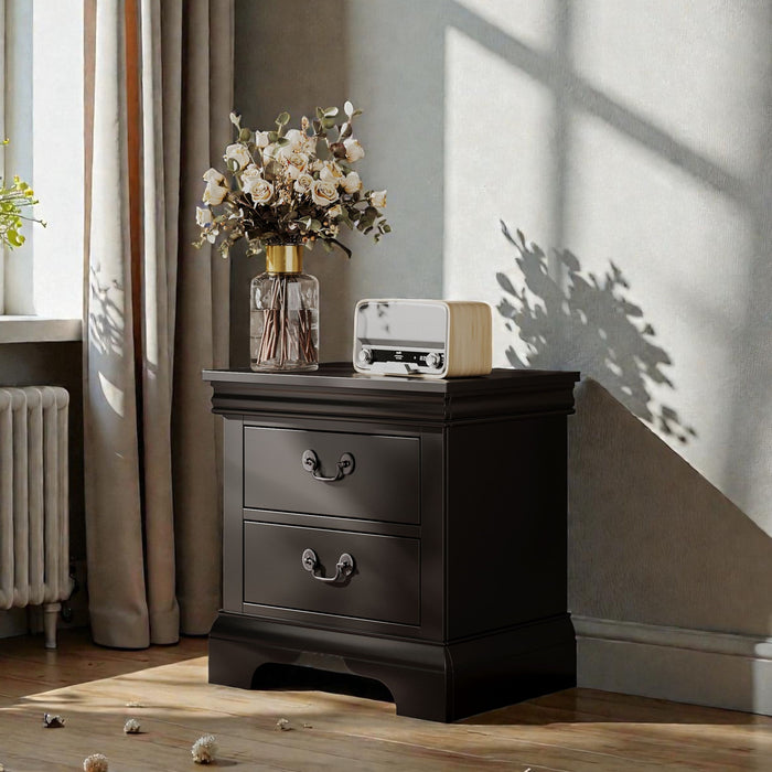 Nightstand With 2 Drawers