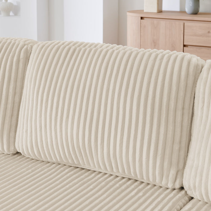 Modern Minimalist U - Shape Modular Sectional Sofa