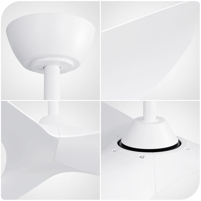 38" Ceiling Fan Without Light With DC Motor And Remote Control