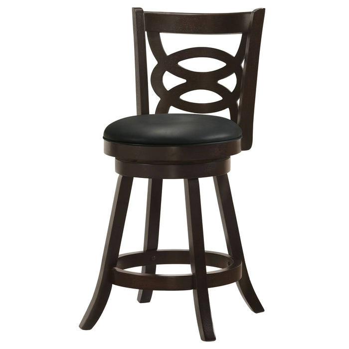 Swivel Counter Stool (Set of 2) - Black