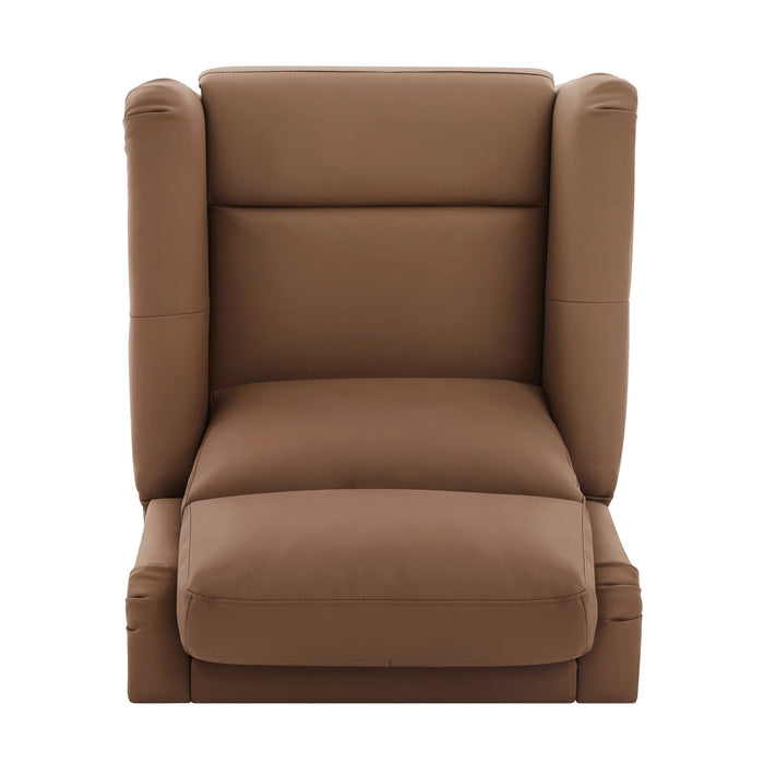 Manual Recliner Swivel Rocking Chair With 8 Point Massage And Heating