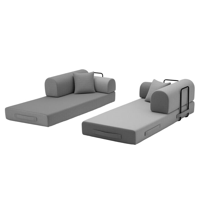 Convertible Sleeper Sofa Bed, Floor Lounge Couch For Living Room