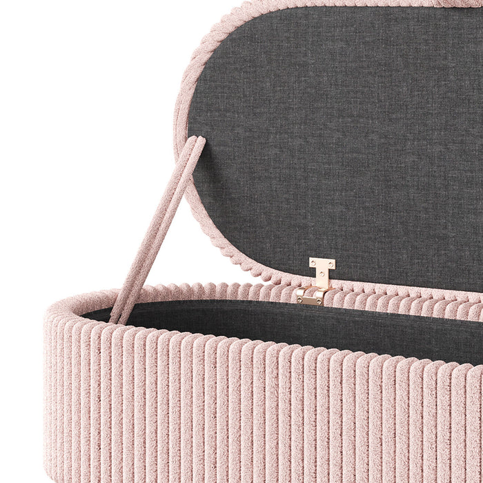 Storage Ottoman Upholstered Bench With Lift Top Storage For Bedroom