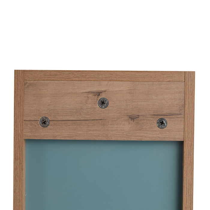 10" Wall Mounted Storage Cabinet, Bathroom Cabinet With Soft Close Door - Imitative Oak