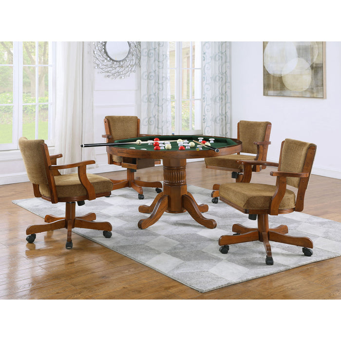 Florenz - 5 Piece Dining And Game Set - Amber
