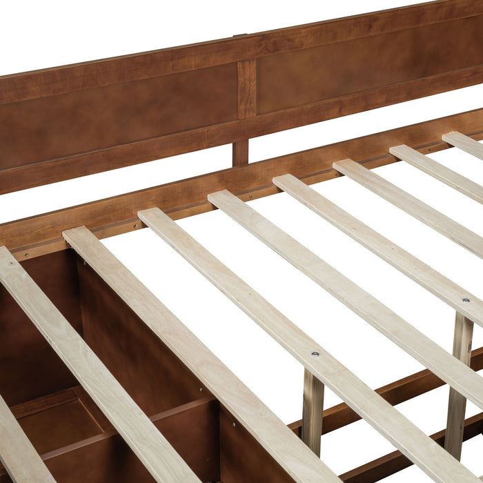 Daybed With Drawers And Shelves