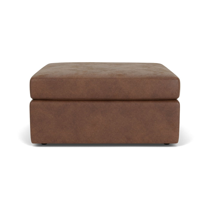 Sky - Fabric Stationary Square Cocktail Ottoman
