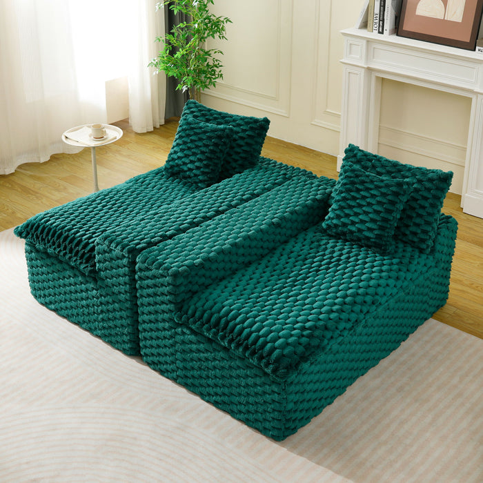 Multifunctional Sofa, Side-By-Side Or Facing Each Other